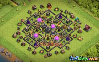 Town Hall 9 Farming Base | Clash of Clans Strategy & Links #48883
