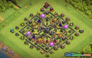 Town Hall 9 Farming Base - Clash of Clans Strategy & Links #50980