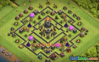 Town Hall 9 Farming Base | Clash of Clans Strategy & Tips #50381