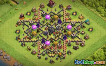 Town Hall 9 Farming Base | Clash of Clans Strategy & Tips #50975