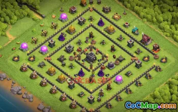 Town Hall 9 Farming Base | Clash of Clans Tips & Strategies #50970