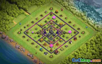 Town Hall 9 Farming Base - Layout 2130j #57160