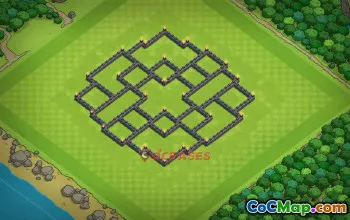 Town Hall 9 Hybrid Base | Clash of Clans Home Village Strategies #52397