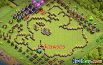 Town Hall 9 Progress Base - Clash of Clans Fun & Tips #19948