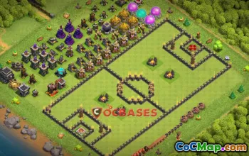 Town Hall 9 Progress Base – Fun Clash of Clans Strategies #21740