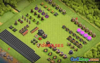 Town Hall 9 Progress Base & Upgrade Layouts | Clash of Clans #24229