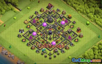 Town Hall 9 Trophy Base – Clash of Clans 🫶 | Copy Link #50984