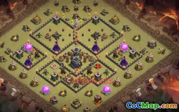 Town Hall 9 War Base | Clash of Clans | Divine Era #18938