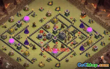 Town Hall 9 War Base | Clash of Clans War Copy Link #20282