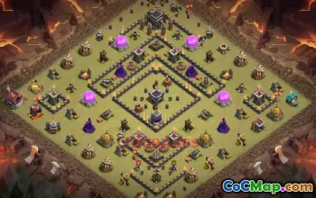 Town Hall 9 War Base | Clash of Clans War Defense Copy link #50336
