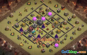 Town Hall 9 War Base | Clash of Clans War Layouts & Links #50368