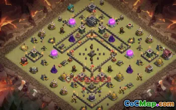 Town Hall 9 War Base | Clash of Clans War Layouts & Tips #50354