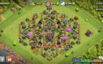 Town Hall 9 War Base | Clash of Clans War Layouts & Tips #50986