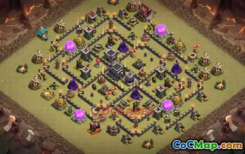 Town Hall 9 War Base | Clash of Clans War Strategy (Copy Link) #50347
