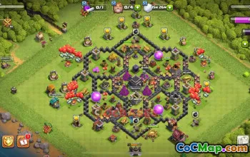 Town Hall 9 War Base - Clash of Clans, War & Trophy Pushes #48882