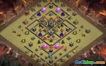 Town Hall 9 War Base - Divine Era | Clash of Clans #19074