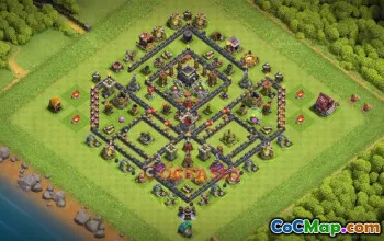Town Hall 9 War & Farming Base | Clash of Clans CoC Guide #48880
