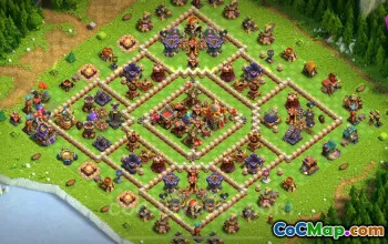 Trophy Base TH16 with Link | Clash of Clans 2025 Town Hall 16 #50642