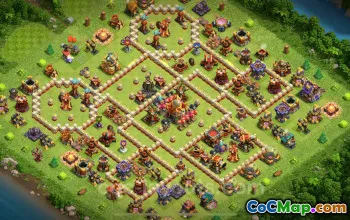 Trophy Defense Base TH16 with Link for Legend League #55418