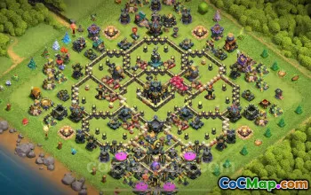 Trophy Defense Base TH17 with Link | Clash of Clans 2025 #49263