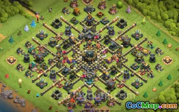 Trophy Defense Base TH17 with Link – Clash of Clans 2025 #50278