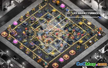 Ultimate Copy Base Layout for TH17 Clash of Clans #56214
