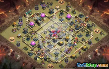 Ultimate Copy Base Layouts for TH17 in Clash of Clans #52756