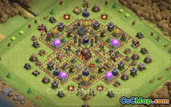 Ultimate TH10 Farming Base: Anti 3 Stars & Everything #25027
