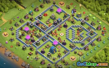 Ultimate TH12 Farming Base - Anti 3 Star Link | COC #20934