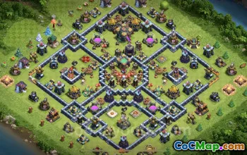 Ultimate TH14 Farming Base: Hybrid, Anti-Everything Design #26069