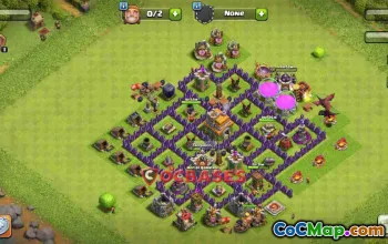 Ultimate TH7 Trophy Base: Anti 2/3 Stars & More | CoC #23056