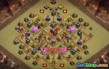 Ultimate Town Hall 10 War Base - Anti-Everything Strategy #22780
