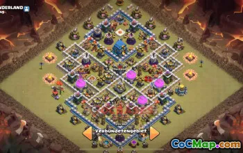 Ultimate Town Hall 12 Hybrid Base for Clash of Clans #19749