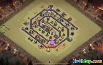 Ultimate Town Hall 7 War Base: Typhoon Defense Strategy #19661