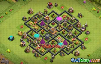 Ultimate Town Hall 8 Farming Base: Anti-3 Star Guide #21033