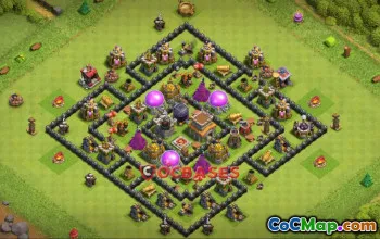 Ultimate Town Hall 8 Farming Base | Clash of Clans Copy Link #23970