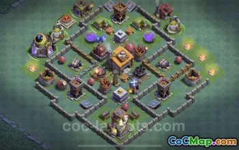 Unbeatable BH6 Base Design with Link - Clash of Clans #22888