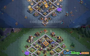 Unbeatable BH9 Base Design - Clash of Clans Copy Link #23167