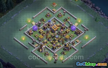 Unbeatable Builder Base Level 9 Design - Clash of Clans #23104