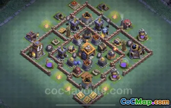 Unbeatable Builder Hall 7 Base Design - Clash of Clans #22983