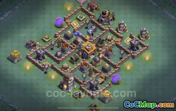 Unbeatable Builder Hall 7 Base Design - Clash of Clans #23052